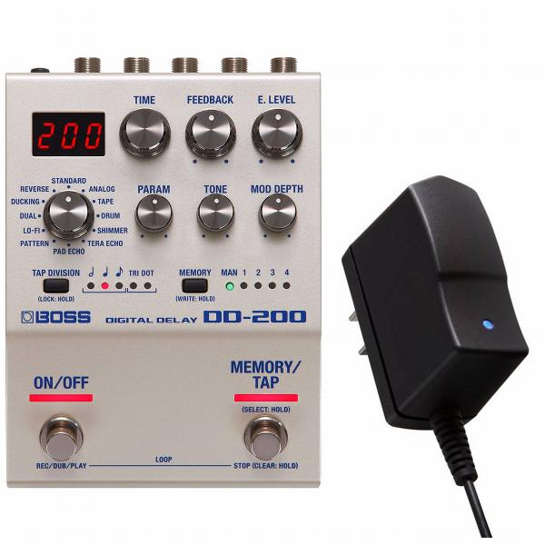 BOSS / DD-200 DIGITAL DELAY(純正ACアダプター同時購入セット)ディレイ DD200(YRK)