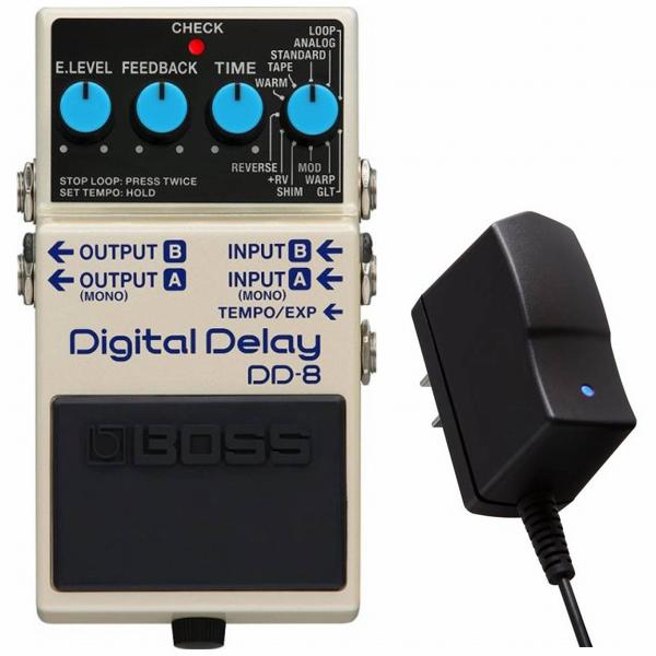 BOSS / DD-8 Digital Delay(純正ACアダプター同時購入セット)デジタルディレイ DD8(YRK)