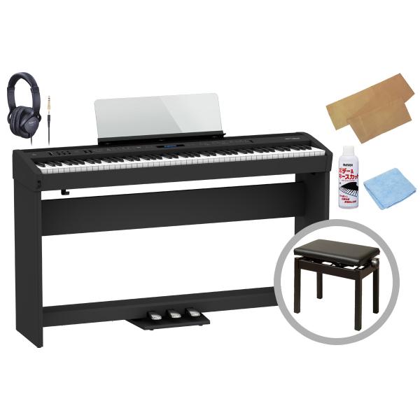 Roland ���[�����hFP-60X BK �u���b�N(��p�X�^���h���y�_��+���Ꭹ�݈֎q�Z�b�g)�s�������Z�b�g+�w�b�h�t�H���v���[���g�t(FP60X)(YRK)