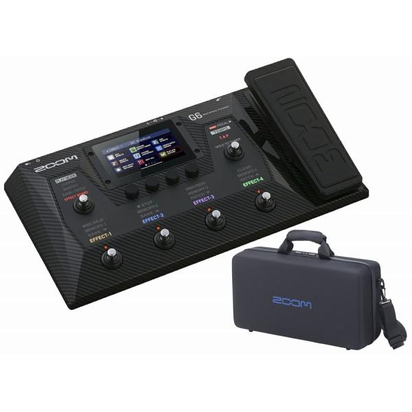 ZOOM G6 バッグ付き ズーム（zoom） ZOOM / G6 Multi-Effects Processor + CBG-6 純正