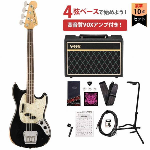 Fender（フェンダー） Fender / JMJ Road Worn Mustang Bass BlackVOX