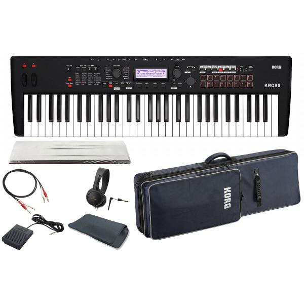 KORG / KROSS2-61 MB [純正 背負えるキャリング・ケース＆アクセサリー + ダストカバー セット！] 61鍵盤 オール・イン・ワンシンセサイザー