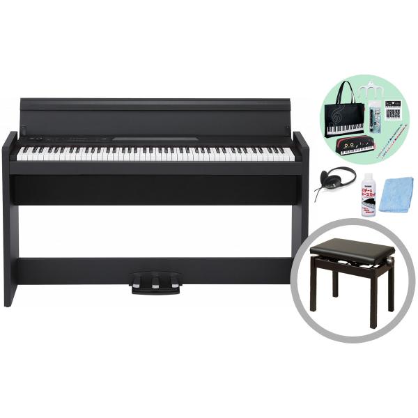 海外販売× KORG コルグ / LP-380-BK U (ブラック)(高低自在ピアノ椅子