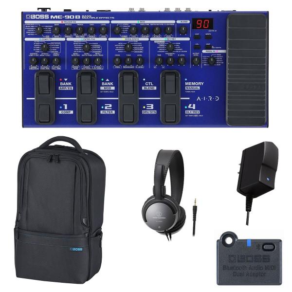 BOSS / ME-90B ベース用マルチエフェクター[BOSS製ユーティリティギグバッグ + オプションアイテムオールインワンセット] BT-DUAL PSA-100S2(PTNB)