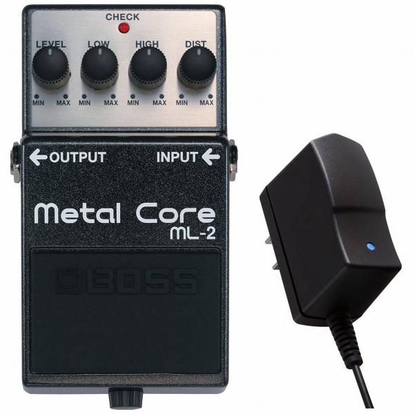 BOSS / ML-2 Metal Core(純正ACアダプター同時購入セット)ディストーション ML2(YRK)