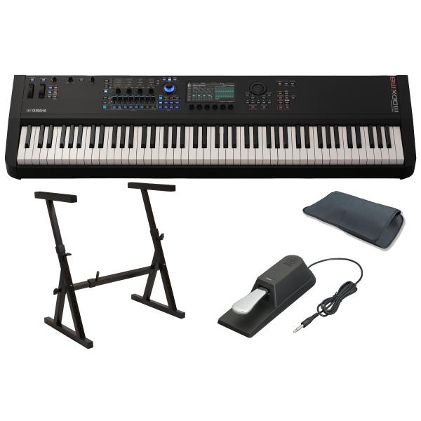 YAMAHA ヤマハ / MODX M8 (純正ペダル(FC4A)＆Z型キーボードスタンドセット！) 88鍵 ミュージックシンセサイザー (MODX M)