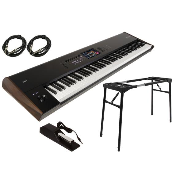 Korg（コルグ）SVー1 76鍵 個人用 キーボードスタンド 専用ペタル付き