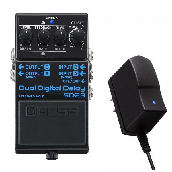 BOSS / SDE-3 Dual Digital Delay ディレイ ボス［純正ACアダプター同時購入セット］(YRK)