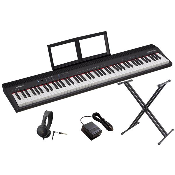 【新品】電子ピアノ 88鍵盤 【最短翌日お届け】ローランド Roland  GO:PIANO GO-88P お買い得座奏用フルセット
