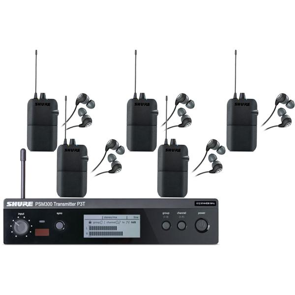 PSM 300 Stereo Personal Monitoring System with SE112 Earphones (P3TR112GR)