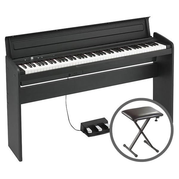 KORG コルグ / LP-180 BK (椅子セット！)ブラック 電子ピアノ(代引不可