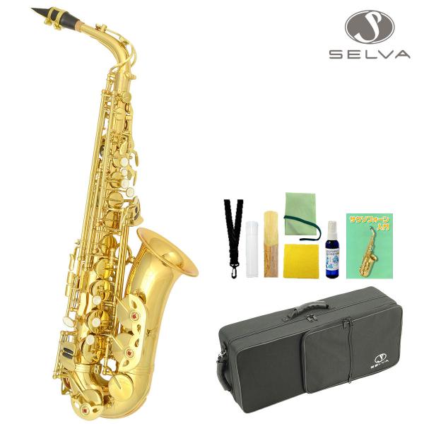 SELVA 初心者向けアルトサックス入門セット ALTOSAX SAS-100 SELVA 初心者向けアルトサックス入門セット ALTOSAX SAS-100