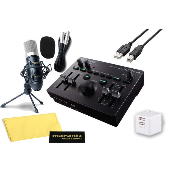 ボイスチェンジャーセット　VT-4 コンデンサーマイク他 Amazon.co.jp: Roland ローランド/VT-4【コンデンサーマイク