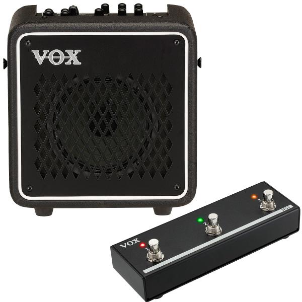 VOX Mini Go10 と VoxフットスイッチVFS3 VOX VOX / MINI GO 10 + VFS3 (VMG-10SET) フットスイッチ付セット
