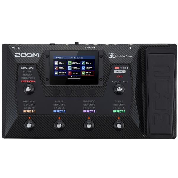 (IC[U[o^ňS3NԐiۏ)ZOOM / G6 Multi-Effects Processor }`GtFN^[ Y[(YRK)