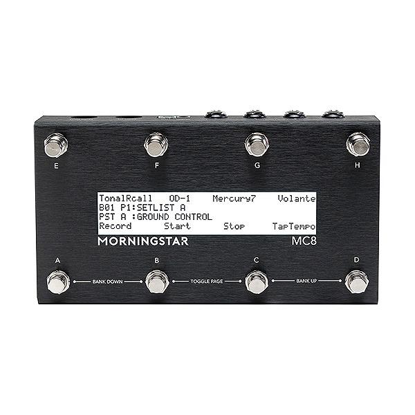 (8フットスイッチ+4 Omniports/MIDIフットコントローラー) Morningstar FX / MC8 Fully Programmable MIDI Controller モーニングスター (国内正規品)