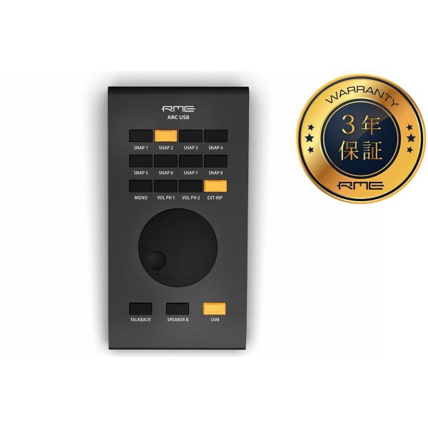 TotalMix FX リモート・コントローラーTotalMix FX対応リモート・コントロールARC USB（Advanced Remote Control USB）は使用頻度の高い操作やコマンドに直接アクセスできるように設計されたTot...