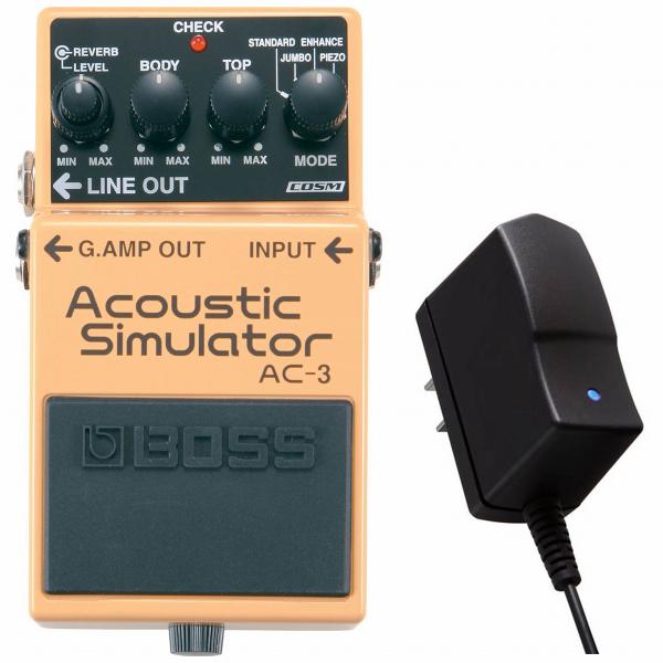 BOSS / AC-3 Acoustic Simulator(純正ACアダプター同時購入セット)アコースティック シミュレーター AC3(YRK)(PTNB)