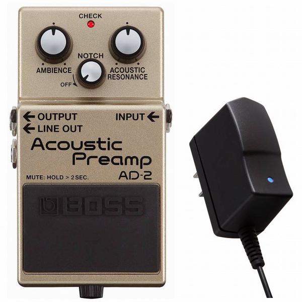 BOSS Acoustic Preamp AD-2（純正ACアダプター付属） BOSS（楽器、器材） BOSS / AD-2 Acoustic Preamp(純正AC