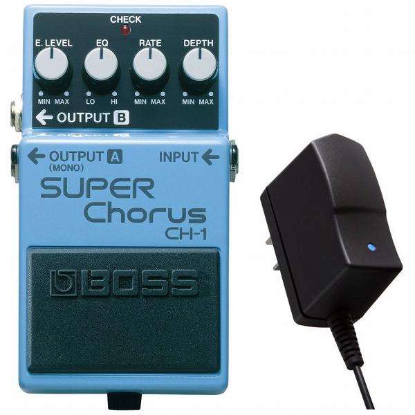 他サイト： BOSS / CH-1 Super Chorus(純正ACアダプター同時購入セット)コーラス CH1(YRK)(PTNB)の商品画像