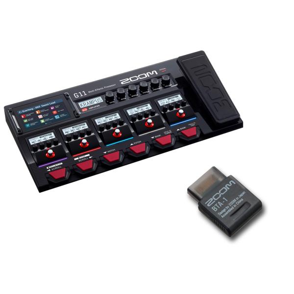 ZOOM G11（ACとBluetoothアダプタ付属） ZOOM BTA-2(PodTrak P4用Bluetooth Adapter Audio) ｜イケベ楽器