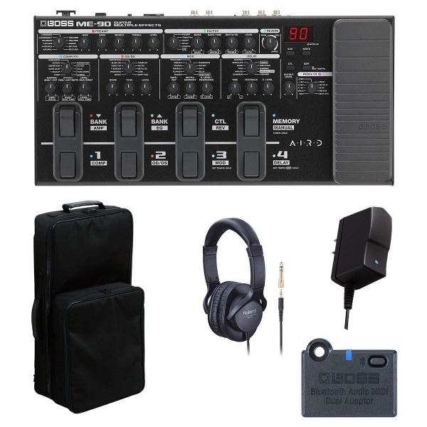 BOSS / ME-90 マルチエフェクター[リュック式キャリングバッグ + オプションアイテムオールインワンセット] BT-DUAL PSA-100S2(PTNB)