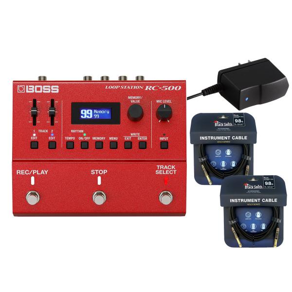 BOSS / RC-500 Loop Station (ACアダプター + ギターケーブルセットVer.2)2トラック ルーパー RC500  ボス ギター エフェクター