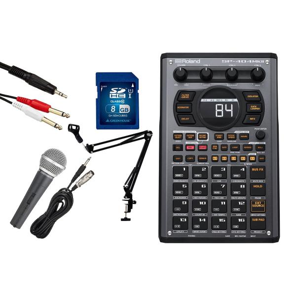 Roland SP-404MKII SAMPLER カバー　ケーブル付き Roland SP-404MKII Creative Sampler and Effector CABLE KIT