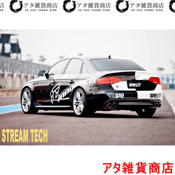 iPE イノテック AUDI B8 S4 3.0T用 可変バルブ マフラー ステンレス製 テールエンド アウディ B8 B8.5 8K フルタイム 4WD セダ