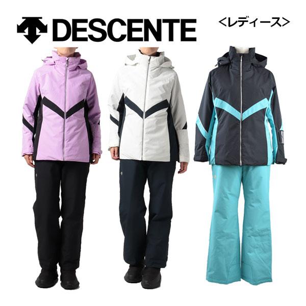 スキースーツ 上下セット レディース Lサイズ 美品 DESCENTE（デサント） レディース ウィメンズ スキーウェア