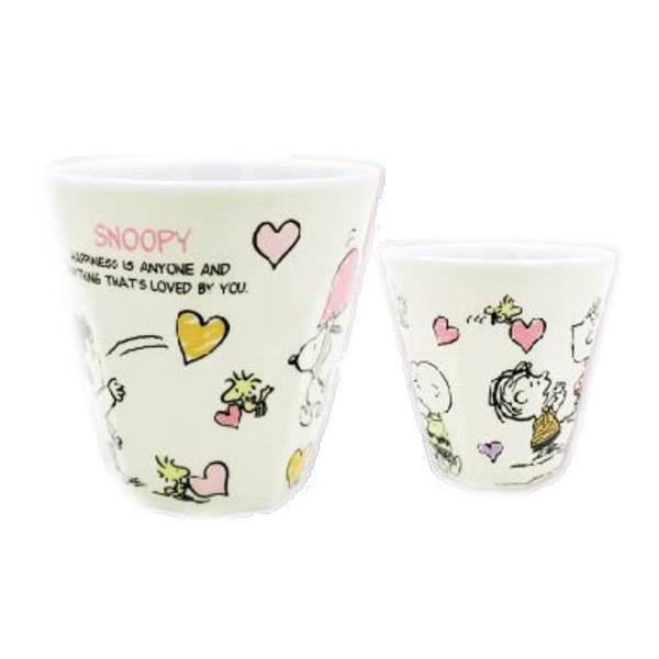 マリspz 2292 スヌーピー Snoopy メラミンカップ ハート スヌーピーとロゴ ピーナッツ ウッドストック すぬーぴー アニメ キャラク 100zak810 いしだ屋 通販 Yahoo ショッピング