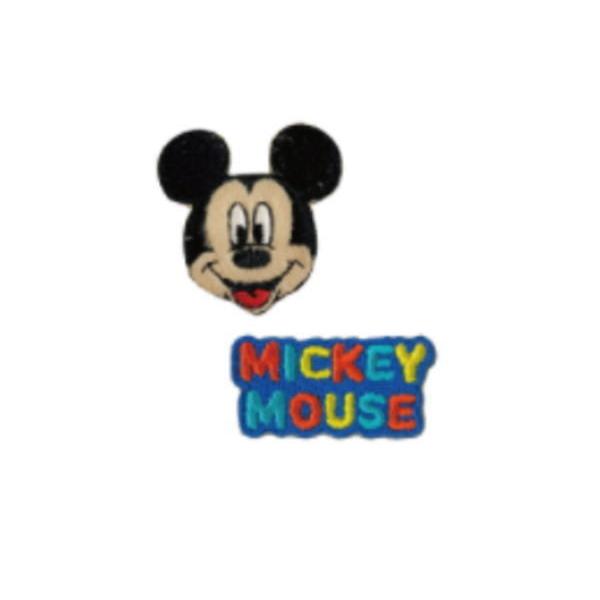 スモds1772 ディズニーキャラクター 2pセットワッペン フェイス ロゴ ミッキーマウス ミッキー みっきー ディズニー 映画 ワッペン 108zak401m いしだ屋 通販 Yahoo ショッピング