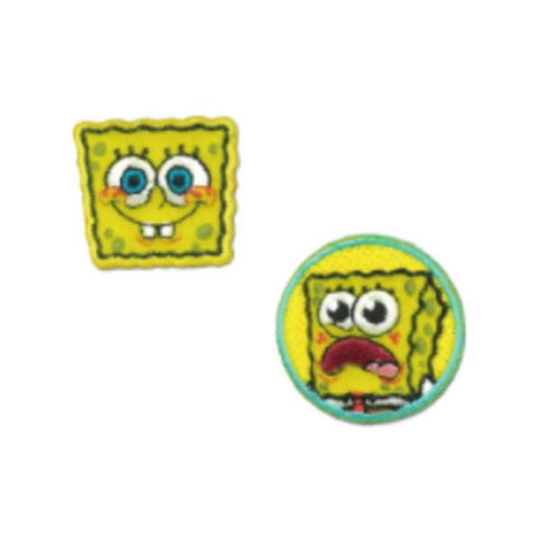 スモspb1016 スポンジボブ Spongebob 2pセットワッペン ボブ アメキャラ アニメ キャラクター ワッペン アイロンパッチ アップリケ 108zak409ms いしだ屋 通販 Yahoo ショッピング