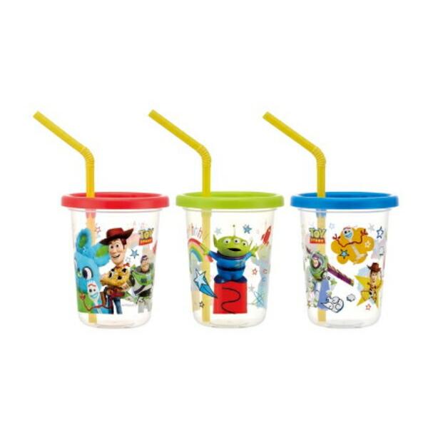 スケ555756 【ピクサーキャラクター】ストロー付きタンブラー3Pセット