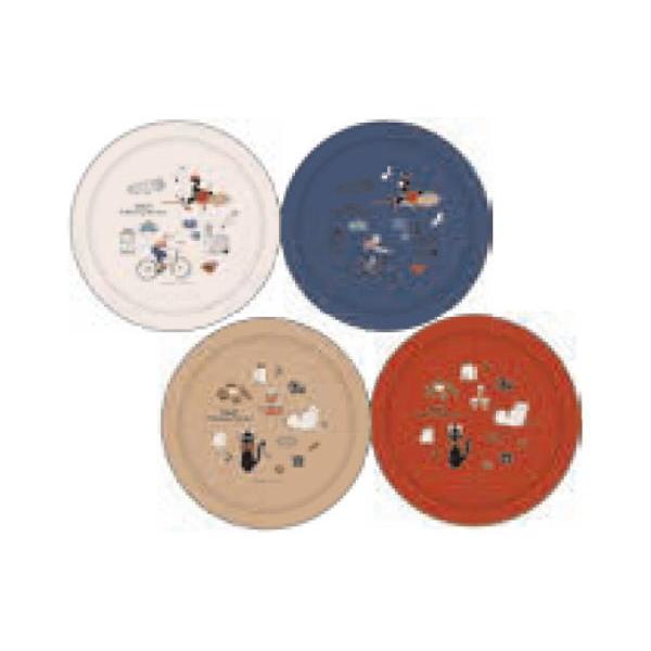 スケ617348 【スタジオジブリ】【魔女の宅急便】プレート4Pセット【23