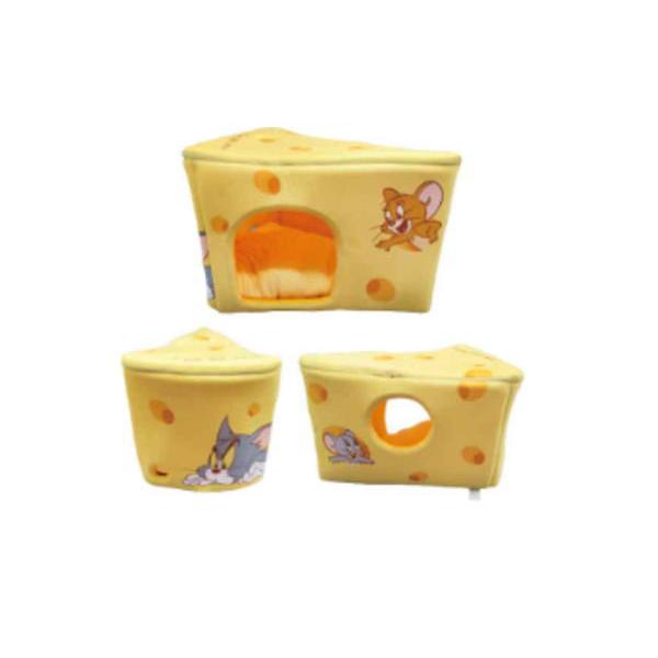 スモWB1688　【トムとジェリー】【Tom and Jerry】ペットハウス【チーズ】【トム】【ジェリー】【ワーナー】【アニメ】【犬】【猫】【ペット】【寝床】【家】【クッション】【インテリア】【雑貨】【グッズ】【かわいい】【トムとジェリー...