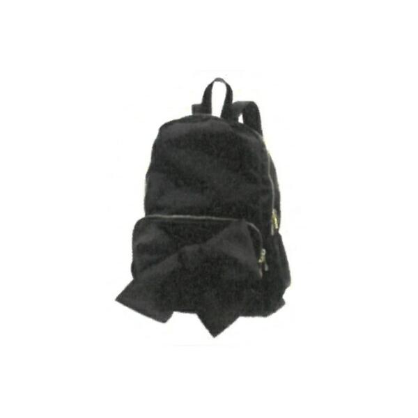 カミ209712 【オリジナル】ラップリボンリュック【ブラック】【黒  