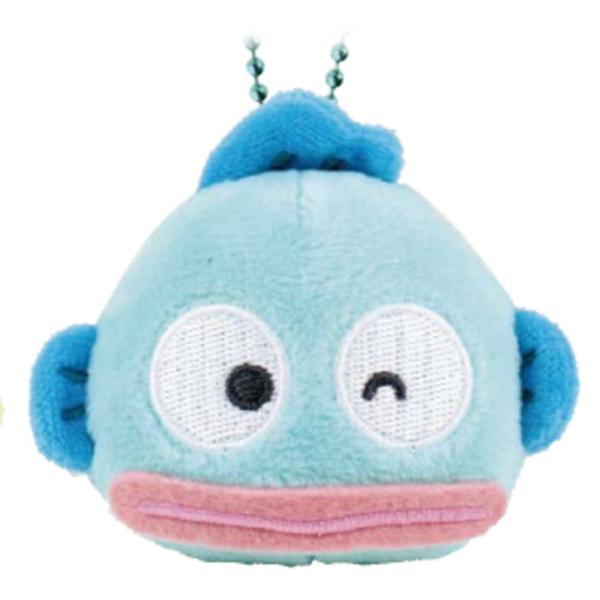 サンリオキャラクターズ ぬくぬくコーデちょいデカマスコット　ハンギョドン サンリオキャラクターズ ぬくぬくコーデドール ぬいぐるみ