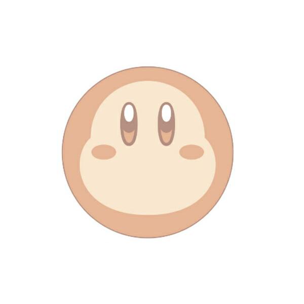 マル4585023100 【星のカービィ】インテリアマット【フェイス