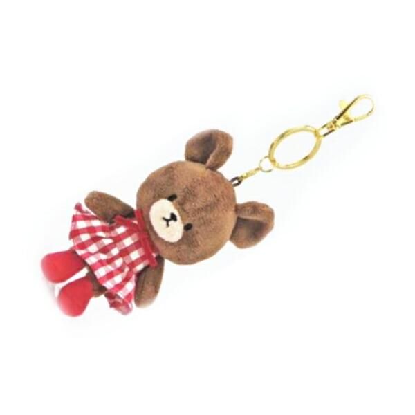 ナカ201027-24 【くまのがっこう】チャームマスコットキーホルダー