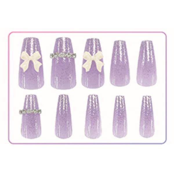 クラ127748【送料無料】【オリジナル】 ネイルチップ【パープル