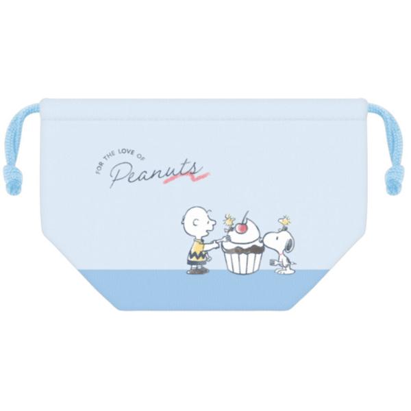 カミ305284【スヌーピー】【SNOOPY】ランチ巾着【dessert time