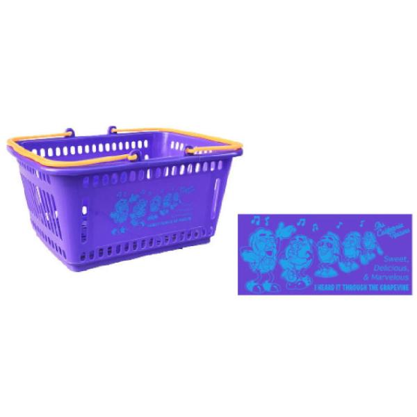ショRAISIN 【アメリカン雑貨】ハンディバスケット【パープル】【紫