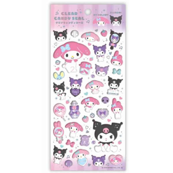 [Release date: January 31, 2026]ケイSAC-CS-MK 【セット商品】【10個入り】【サンリオキャラクターズ】クリアキャンディシール【マイメロディ×クロミ】【シール】【ステッカー】【ミニ】【プチ】【文房具】【...