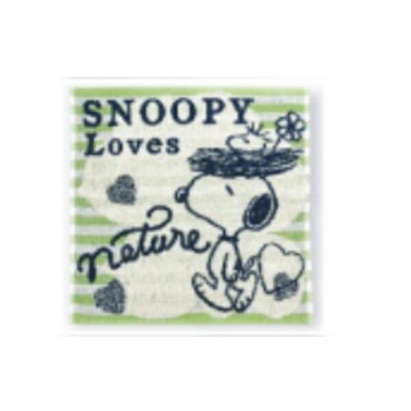 マリSPT-512 【スヌーピー】【SNOOPY】ミニタオル【グリーン】【緑
