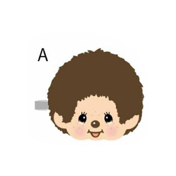 アイK-4160A 【送料無料】【モンチッチ】フェイスヘアクリップ