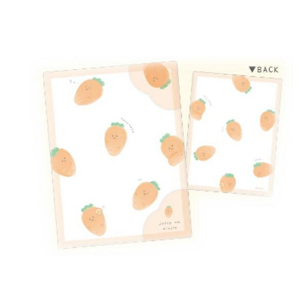 カミ225475 【送料無料】【オリジナル】カバーポケットクリアファイル