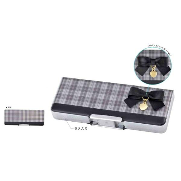 クラ129720 【オリジナル】エアリークリア両面開きペンケース