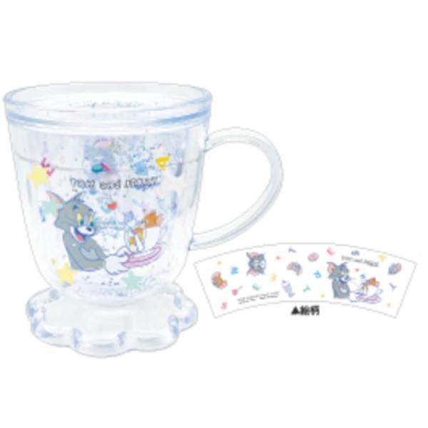 クラ129622 【送料無料】【トムとジェリー】カフェ型グリッターカップ