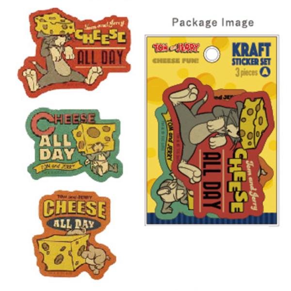 ティTJ-5546704CA 【トムとジェリー】クラフトステッカーセット【A